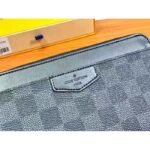 Louis Vuitton LV Men Zippy Dragonne Wallet Damier Graphite Coated Canvas-Grey – Bild 6