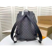 Louis Vuitton LV Unisex Backpack Trio Monogram Eclipse Coated Canvas-Black