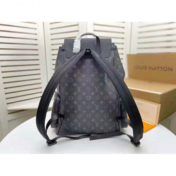 louis vuitton black monogram backpack