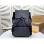 Louis Vuitton LV Unisex Backpack Trio Monogram Eclipse Coated Canvas-Black - immagine 2