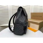 Louis Vuitton LV Unisex Backpack Trio Monogram Eclipse Coated Canvas-Black - immagine 4