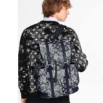 Louis Vuitton LV Unisex Christopher Backpack Monogram Tapestry Coated Canvas-Navy - immagine 12