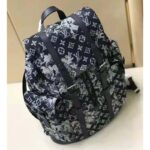 Louis Vuitton LV Unisex Christopher Backpack Monogram Tapestry Coated Canvas-Navy - immagine 3