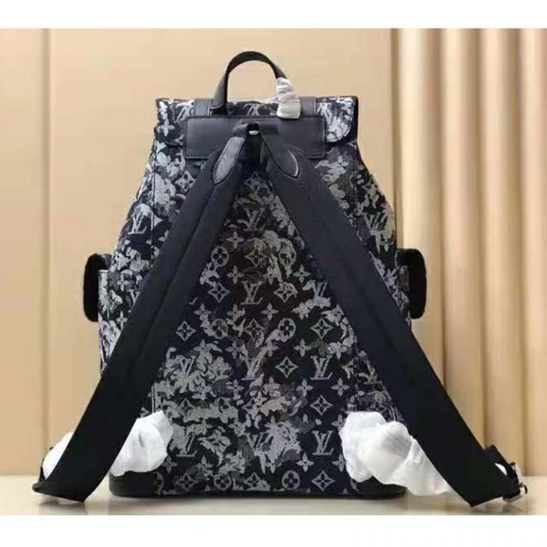 Louis Vuitton CHRISTOPHER Unisex Street Style Plain Logo Backpacks