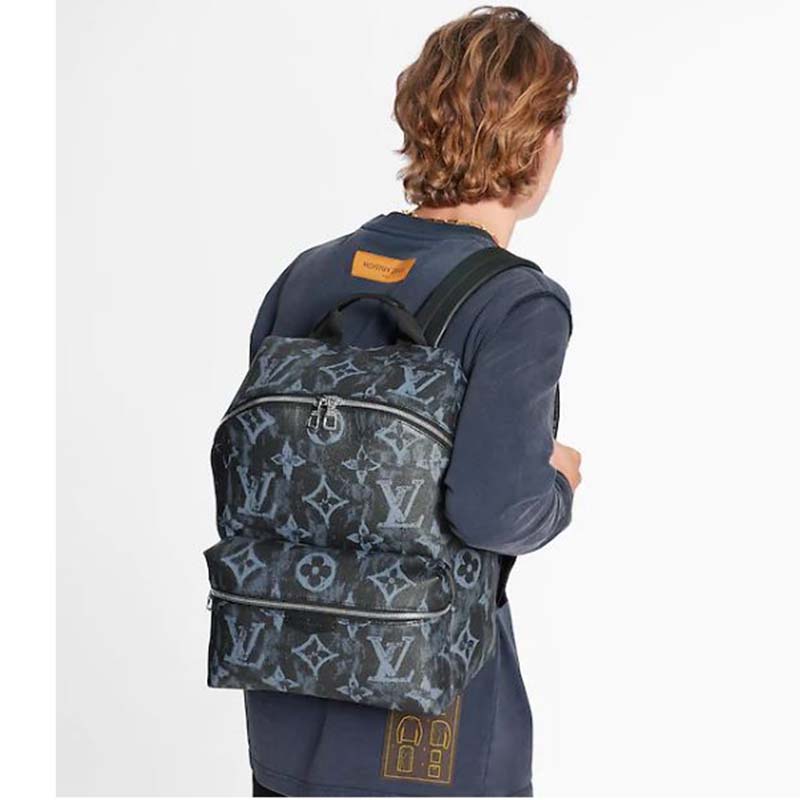 Louis Vuitton LV Unisex Discovery Backpack PM Monogram Pastel Noir