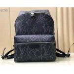 Louis Vuitton LV Unisex Discovery Backpack PM Monogram Pastel Noir Coated Canvas - Image 4