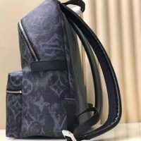 Louis Vuitton LV Unisex Discovery Backpack PM Monogram Pastel Noir Coated Canvas