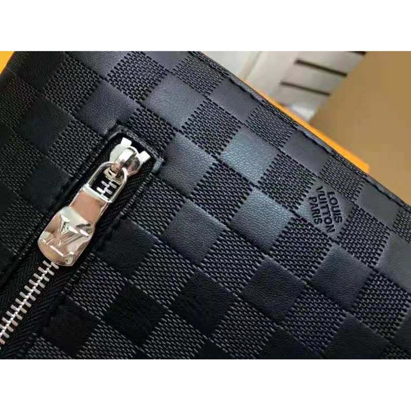 LOUIS VUITTON DISCOVERY MESSENGER BB BLACK DAMIER CANVAS SHW MICROCHIP -  bagnifiquethailand