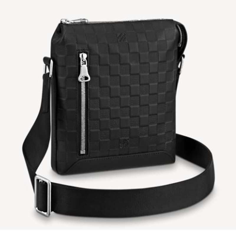 Louis Vuitton - Damier Infini Leather Messenger BB - Black Crossbody -  BougieHabit