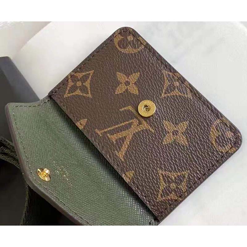 LV LV Unisex Félicie Strap & Go Pochette Monogram Coated Canvas-Brown in  2023