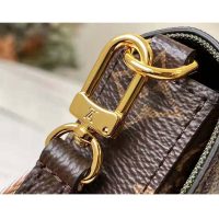 Louis Vuitton LV Unisex Félicie Strap & Go Pochette Monogram Coated Canvas-Brown