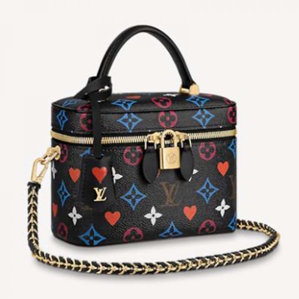 Louis Vuitton LV Unisex Game On Vanity PM Monogram Canvas-Black