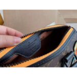 Louis Vuitton LV Unisex Keepall XS Monogram Coated Canvas Black Matte Leather - Image 8