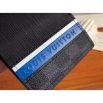 Louis Vuitton LV Unisex Multiple Wallet Black Epi Leather Damier Graphite Coated Canvas - Image 6