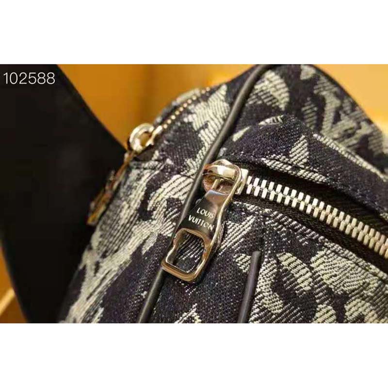 Louis Vuitton Navy Monogram Tapestry Canvas Outdoor Bumbag Silver Hardware,  2022 Available For Immediate Sale At Sotheby's