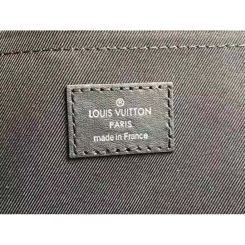 Louis Vuitton x NIGO Giant Damier Ebene Bear Laptop Pochette Jour GM