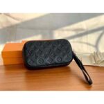 Louis Vuitton LV Unisex Pochette Volga Taurillon Cowhide Leather Monogram Canvas - Bild 3