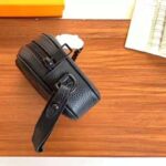 Louis Vuitton LV Unisex Pochette Volga Taurillon Cowhide Leather Monogram Canvas - Bild 7