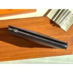 Louis Vuitton LV Unisex Pochette Voyage Burgundy Black and Navy Blue Taiga Leather - Image 7