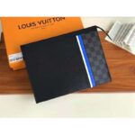 Louis Vuitton LV Unisex Pochette Voyage MM Black Epi Leather Damier Graphite Canvas - Bild 4