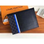 Louis Vuitton LV Unisex Pochette Voyage MM Black Epi Leather Damier Graphite Canvas - Bild 3