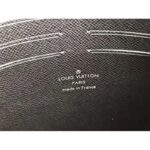 Louis Vuitton LV Unisex Pochette Voyage MM Black Epi Leather Damier Graphite Canvas - Bild 10