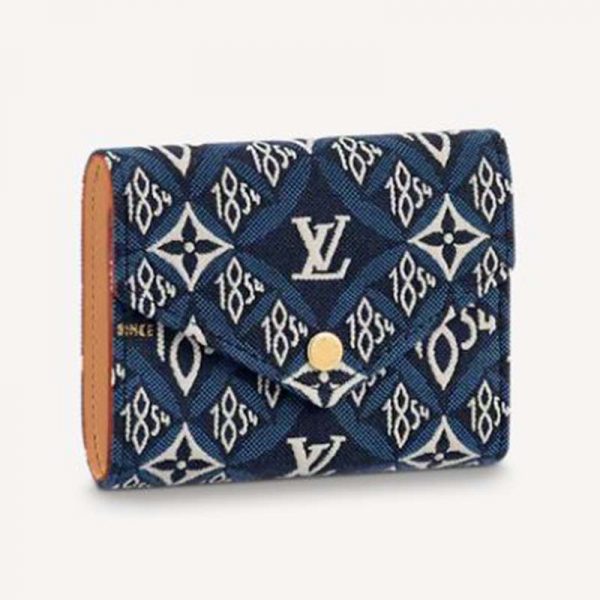 Louis Vuitton LV Unisex Since 1854 Victorine Wallet Monogram Flowers Canvas Cowhide-Leather