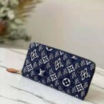 Louis Vuitton LV Unisex Since 1854 Zippy Wallet Monogram Flowers Canvas Cowhide-Leather - immagine 3