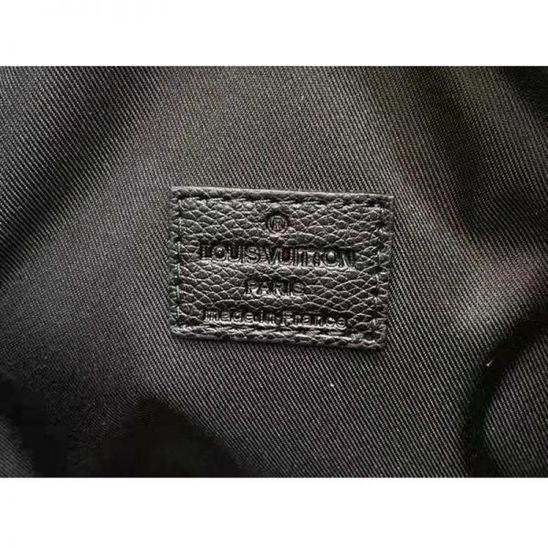 Louis Vuitton LV Unisex Soft Trunk Bag Black-On-Black Monogram-Embossed Taurillon Leather (10)
