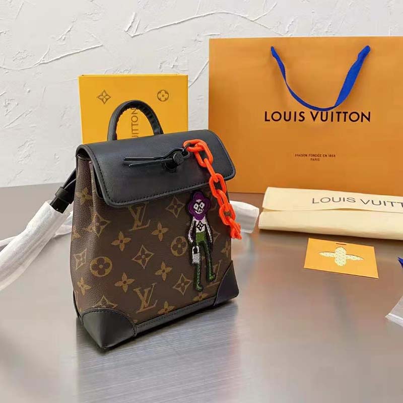 Louis Vuitton Steamer Bag Monogram Canvas with LV Friends Patch XS Black  2265612