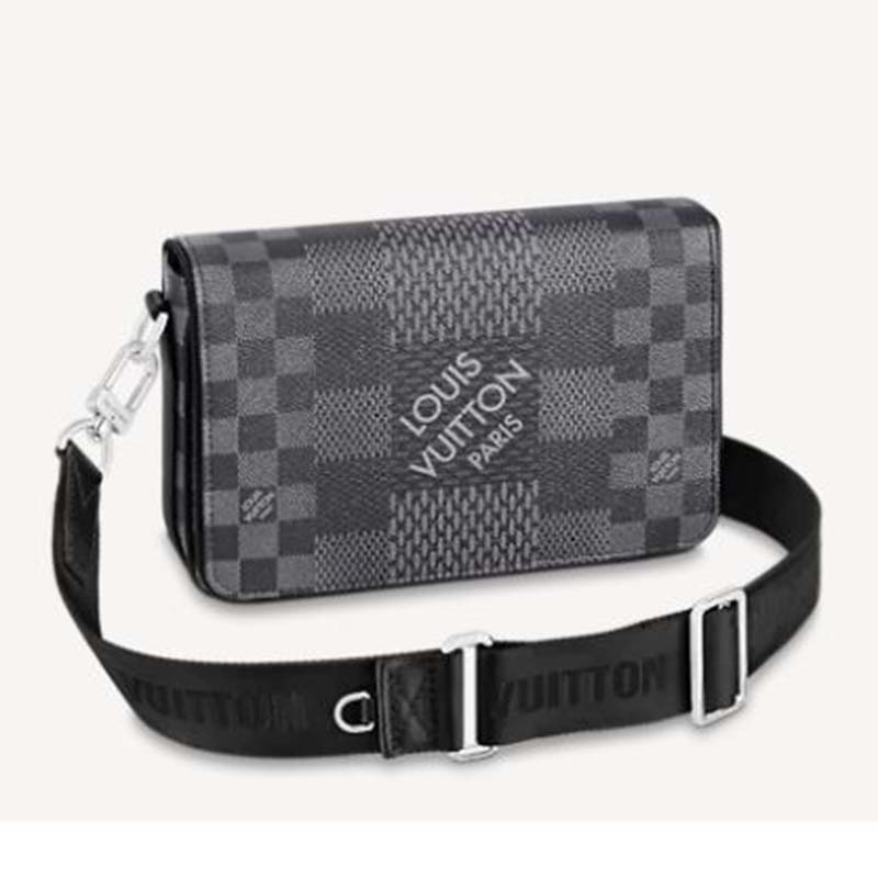 Louis Vuitton Damier Graphite 3D Studio Messenger Bag - Black Messenger  Bags, Bags - LOU663744