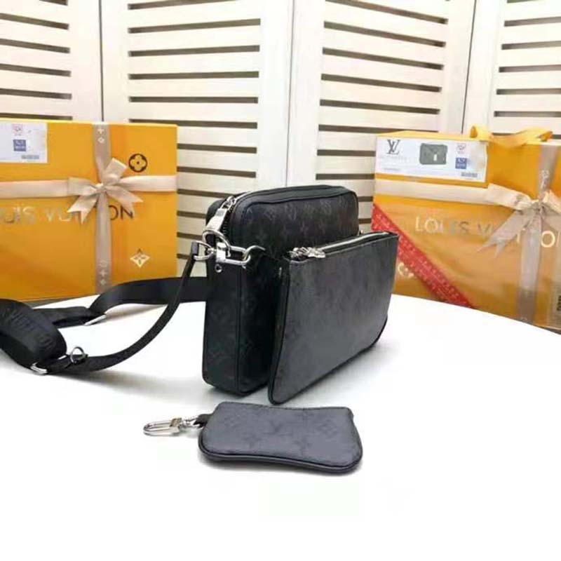 Louis Vuitton LV Trio messenger antartica new Grey ref.251356