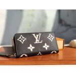 Louis Vuitton LV Unisex Zippy Wallet Two-Tone Monogram Empreinte Embossed Grained Leather - immagine 2