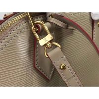 Louis Vuitton LV Women Alma BB Handbag Epi Grained Cowhide Leather-Gray