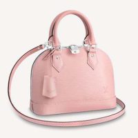 Louis Vuitton LV Women Alma BB Handbag Epi Grained Cowhide Leather-Pink