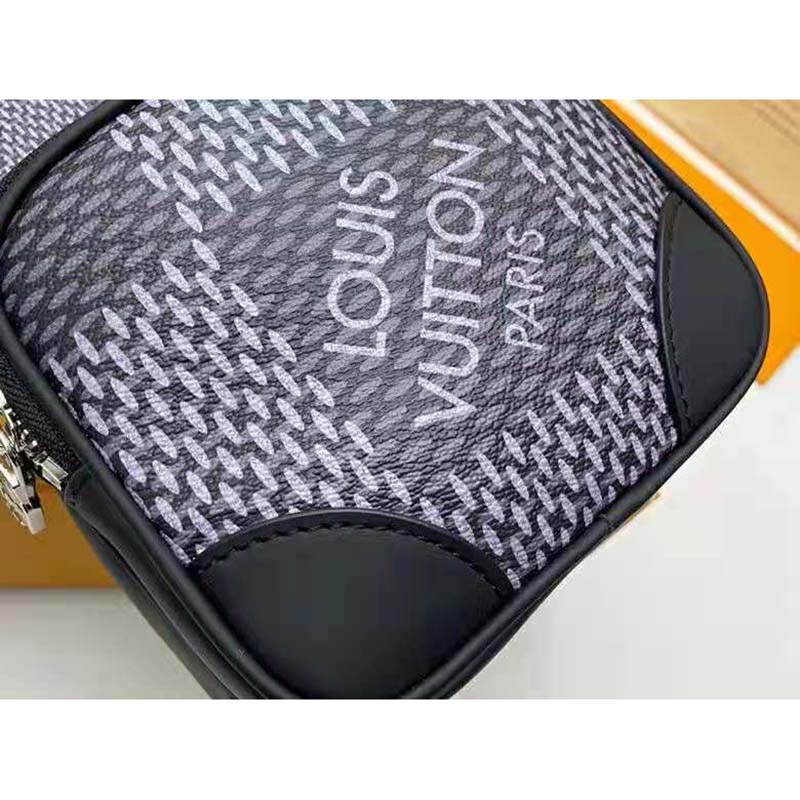 Louis Vuitton e Sling Bag Limited Edition Damier Graphite 3D