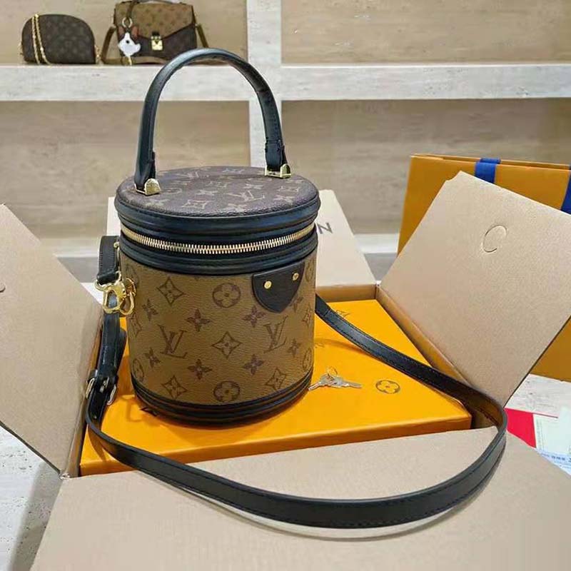 Top Grade Lady Reverse Canvas Coated Real Leather Cannes Bag Women Shoulder  Bag M43986 Beauty Cannes Case Cosmetic From Dhgate1caitou2, $17.31