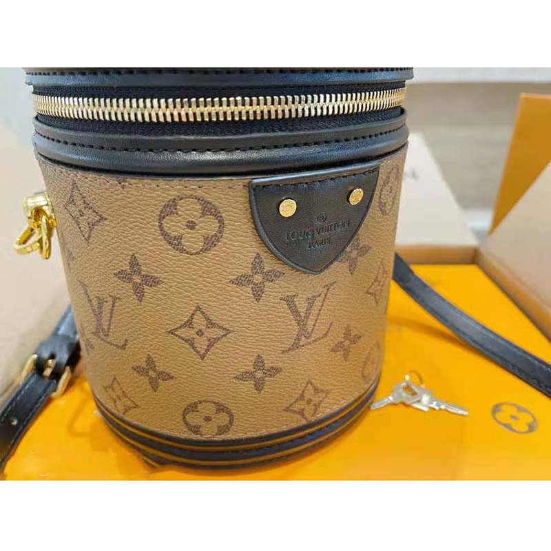 Louis Vuitton Cannes Monogram Reverse Canvas Bag Gold Color Hardware –  EliteLaza