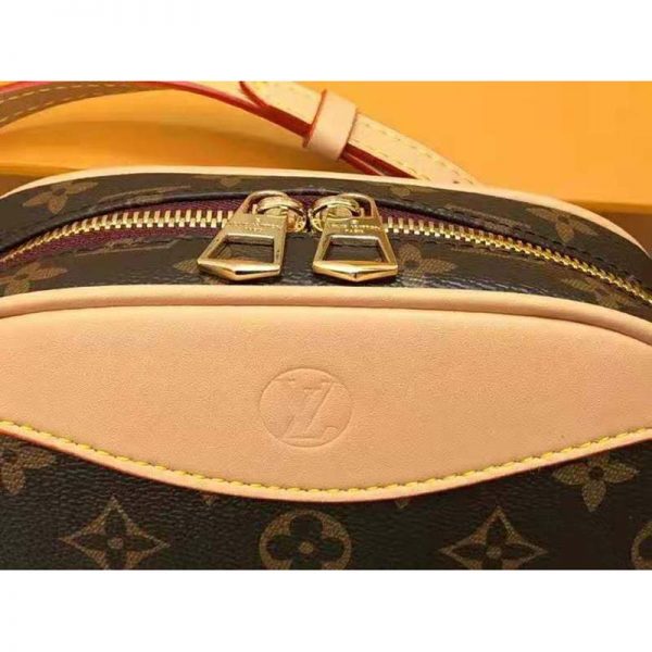 Louis Vuitton LV Women Deauville Mini Handbag Monogram Coated Canvas-Brown (11)
