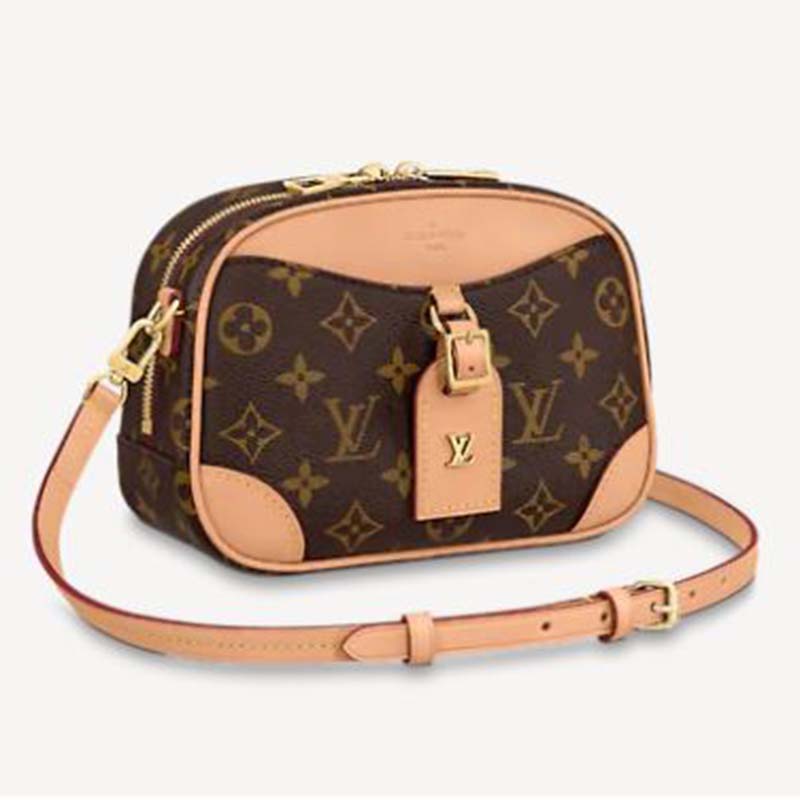 Louis Vuitton Camera Mini Pm Small Lv Shoulder Travel Brown Monogram Canvas  Cross Body Bag