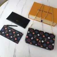 Louis Vuitton LV Women Game On Félicie Pochette Monogram Canvas-Black