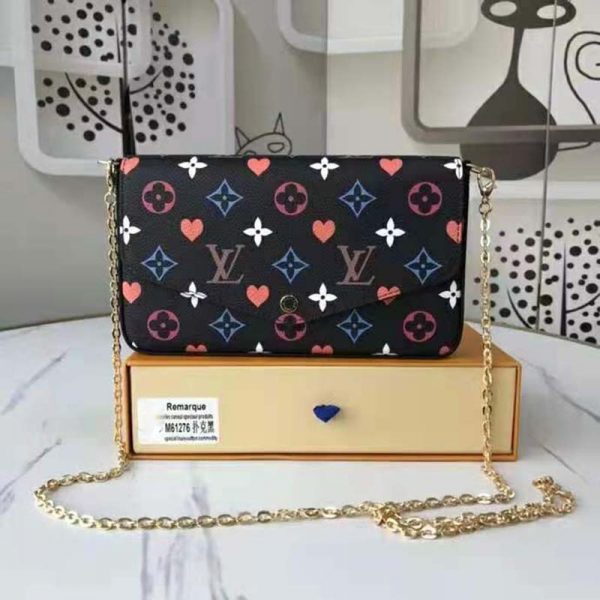 Louis Vuitton LV Women Game On Félicie Pochette Monogram Canvas-Black (8)