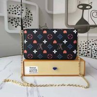 Louis Vuitton LV Women Game On Félicie Pochette Monogram Canvas-Black