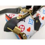Louis Vuitton LV Women Game On Speedy Bandoulière 25 Monogram Canvas-White - Image 11