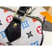 Louis Vuitton LV Women Game On Speedy Bandoulière 25 Monogram Canvas-White