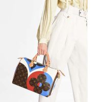 Louis Vuitton LV Women Game On Speedy Bandoulière 30 Monogram Flowers Canvas