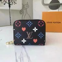 Louis Vuitton LV Women Game On Zippy Coin Purse Monogram Canvas-Black