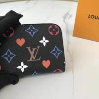 Louis Vuitton LV Women Game On Zippy Coin Purse Monogram Canvas-Black