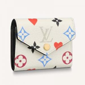 Louis Vuitton LV Women Game On Zoé Wallet Monogram Canvas Cowhide-Leather