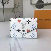 Louis Vuitton LV Women Game On Zoé Wallet Monogram Canvas Cowhide-Leather